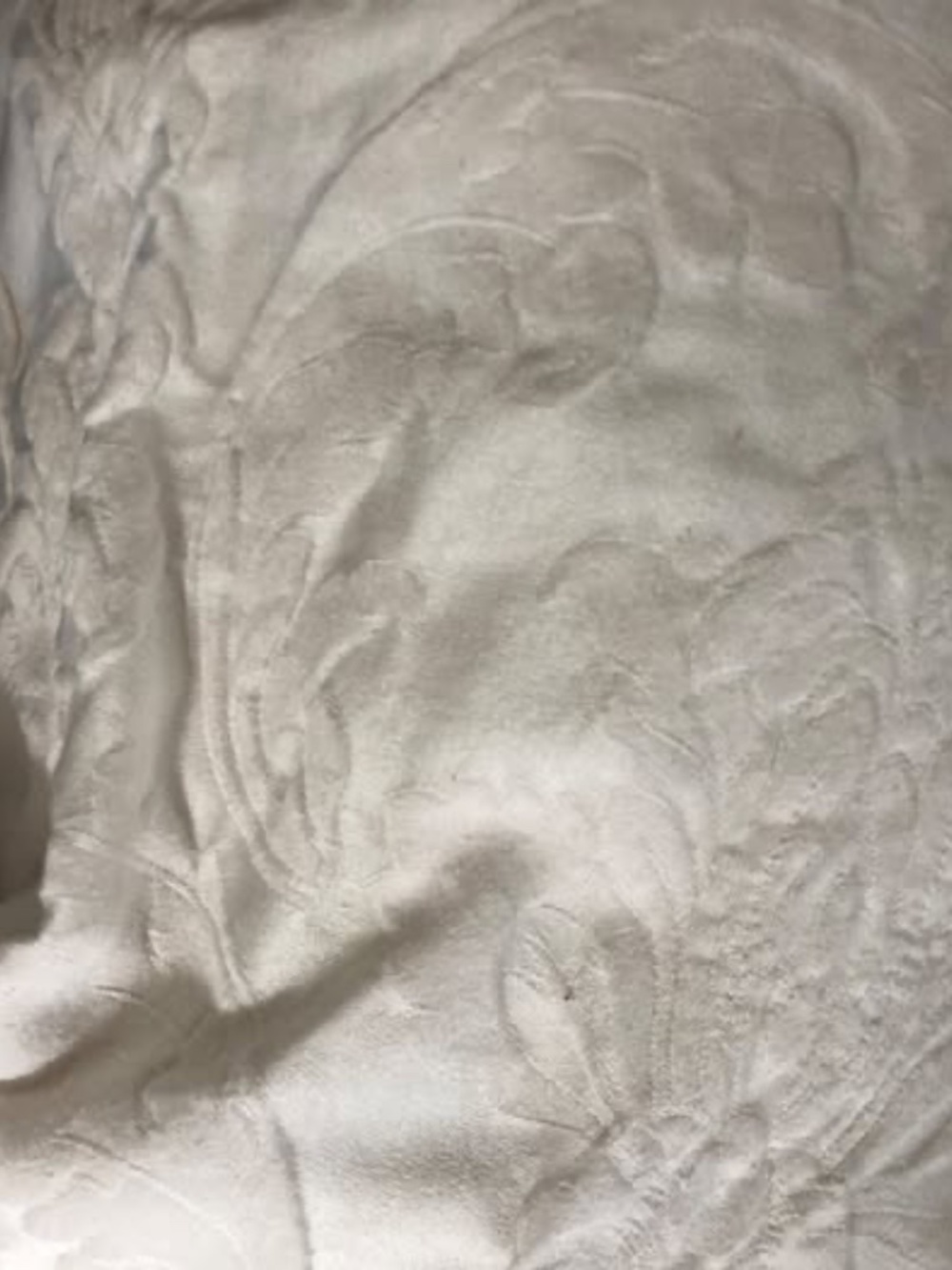 Couch Cover White Pattern
